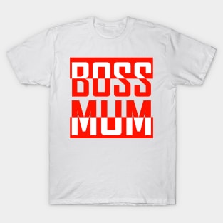 Boss Mum Red T-Shirt